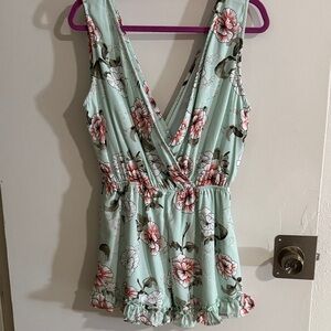 Peach Love California Mint Floral Top